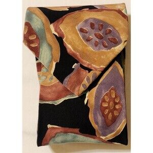 #7704 Bill Blass Black with Fruit Mens Necktie, Tie